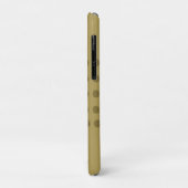 Elegantes OldGold Case-Mate iPhone Hülle (Hinten/Links)