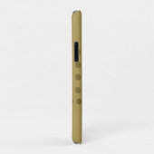 Elegantes OldGold Case-Mate iPhone Hülle (Hinten/Rechts)