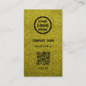 Elegantes Olive Beruflich Design Moderner QR Code Visitenkarte (Vorderseite)