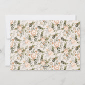 Elegantes Olive Green Frohe Weihnachten Foto (Rückseite)