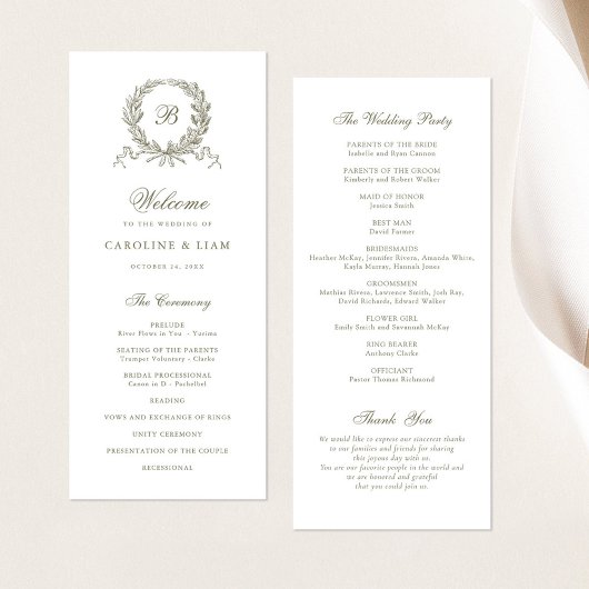 Elegantes Olive Oak Vintage Kresszeit Programm