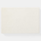 Elegantes Olive Wedding individualisierbares Gäste Gästebuch (Rückseite)