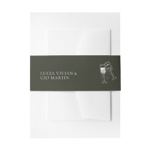 Elegantes Olivenholz Grüne Hochzeit