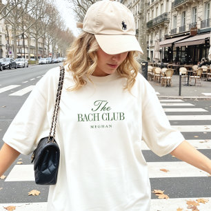 Elegantes Olivgrünes Junggesellinnenabschied-Name T-Shirt