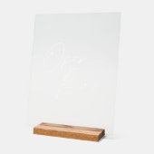 Elegantes Open Bar Acrylic-Zeichen Acrylschild (Winkel)