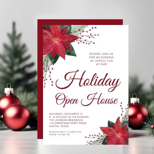 Elegantes Open House Einladung