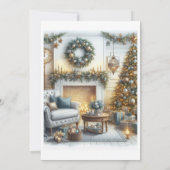 Elegantes Open House Einladung (Rückseite)