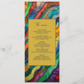 Elegantes opulentes afrikanisches Ziel Programm (Vorderseite)