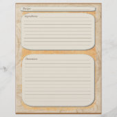 Elegantes, orangefarbenes Fade-Rezept (Rückseite)