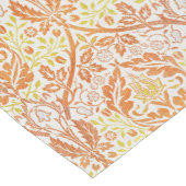 Elegantes Orangefarbenes Muster Kurzer Tischläufer (Ecke)