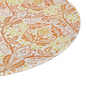 Elegantes Orangefarbenes Muster Schneidebrett (Ecke)