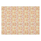 Elegantes Orangefarbenes Muster Tischdecke (Vorderseite (Horizontal))