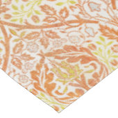 Elegantes Orangefarbenes Muster Tischdecke (Schrägansicht)