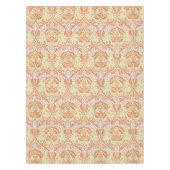 Elegantes Orangefarbenes Muster Tischdecke (Vorderseite)