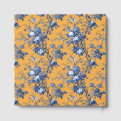 Elegantes Orangenblüten- Gästebuch (Rückseite)