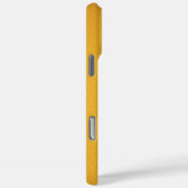 Elegantes oranges Leder Case-Mate iPhone Hülle (Rückseite / Rechts)