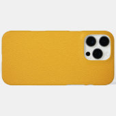 Elegantes oranges Leder Case-Mate iPhone Hülle (Rückseite (Horizontal))