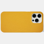 Elegantes oranges Leder Case-Mate iPhone Hülle (Rückseite (Horizontal))