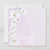 Elegantes Orchid Pink Ästhetisches Brautparty Einladung (Rückseite)