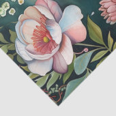 Elegantes Orientalisches Gartentheater Dekoratives Seidenpapier (Detail)