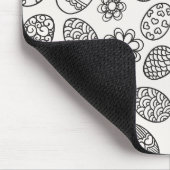 Elegantes Osterei-Blumenmuster | Mousepad (Ecke)
