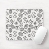 Elegantes Osterei-Blumenmuster | Mousepad (Mit Mouse)