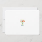 Elegantes Osterfest Einladung (Rückseite)