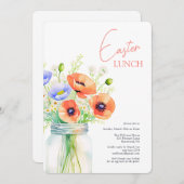 Elegantes Osterfest Einladung (Vorne/Hinten)