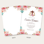 Elegantes Osterfest mit Flora Cross Einladung