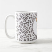 Elegantes Osterkaninchen Kaffeetasse (Links)