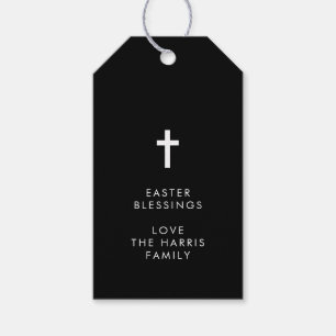 Elegantes Osterkreuz Geschenkanhänger