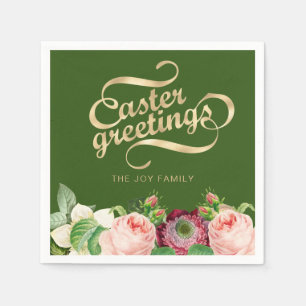 Elegantes Ostern Serviette