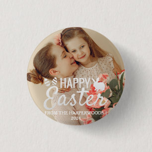 Elegantes Ostersegeln Ostereier FamilienFoto Button