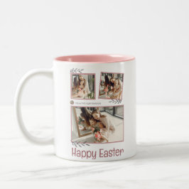 Elegantes Ostersegeln Ostereier FamilienFoto Zweifarbige Tasse
