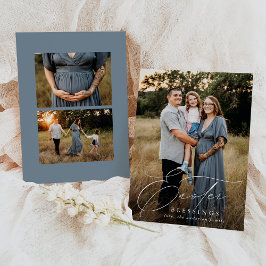 Elegantes Ostersegen 3 Foto Feiertagskarte