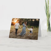 Elegantes Ostersegen-Foto Feiertagskarte (Vorderseite)