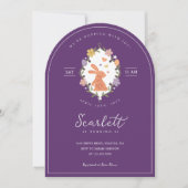 Elegantes Ostersonniges Wappen Frühlingsflora Gebu Einladung (Vorderseite)