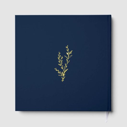 Elegantes Oval Foto Gästebuch (Rückseite)