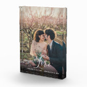 Elegantes Overlay personalisierte Liebe Skript Hoc Fotoblock (Rechts)