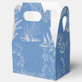 Elegantes Ozeanblau Geschenkschachtel (Offen)