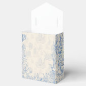 Elegantes ozeanfarbenes Städtchen Geschenkschachtel (Geöffnet)