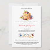 Elegantes Paar Duschbrunch Einladung (Vorderseite)