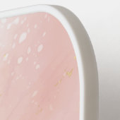 Elegantes Paddel in Rosa und Gold Pickleball Pickleball Schläger (Linke Seite)