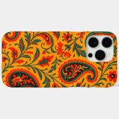 Elegantes Paisley-Blumenmuster Case-Mate iPhone Hülle (Rückseite (Horizontal))