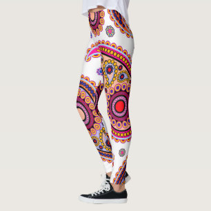 Elegantes Paisley-Design Leggings