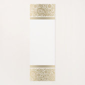 Elegantes Paisley-Muster Yogamatte (Rückseite)