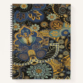 Elegantes Paisley Notizbuch (Vorderseite)