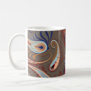 Elegantes Paisley Print: Vintages Muster Kaffeetasse
