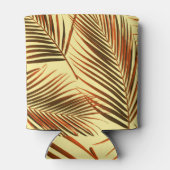 Elegantes Palm Repeat Muster-Design Dosenkühler (Rückseite)