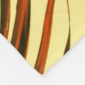 Elegantes Palm Repeat Muster-Design Fleecedecke (Ecke)